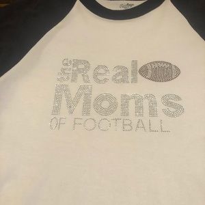 Blingy Football mom jersey shirt
